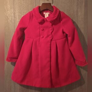 Catherine Malandrino Girls Red Jacket Peacoat
